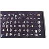 Image 3 : Tray of silver tone rings