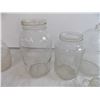 Image 4 : Nabob Brand glass jar and other assorted glass