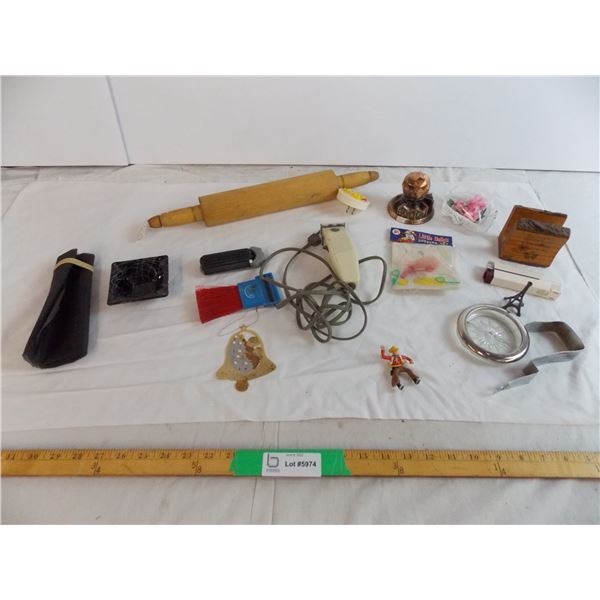 Homeclip clippers and little dollys dresser set and other assorted items