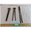 Image 1 : (3) different blacksmith tools