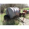 Image 2 : Sprayer tank water 38" round 49" long - on rubber