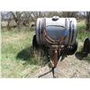 Image 3 : Sprayer tank water 38" round 49" long - on rubber