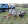 Image 1 : 2-wheel wagon on rubber - 50x96 - with contents