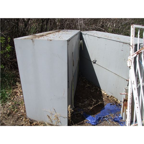 2X THE BID - Storage cabinets - 78" tall, 4ft wide, 24" deep