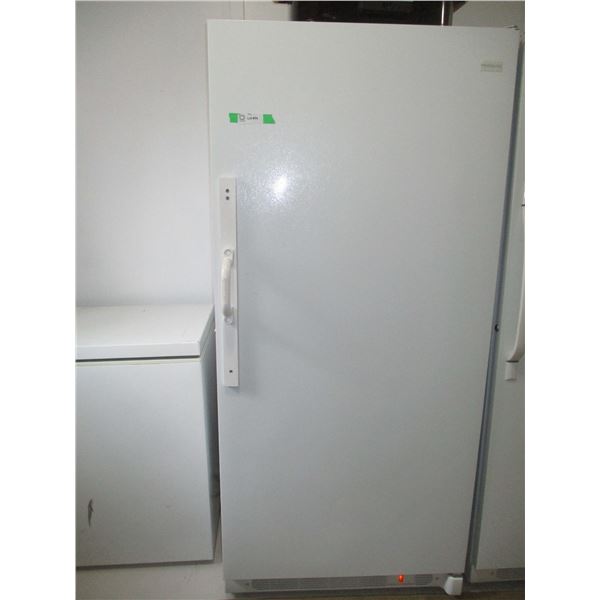 Frigidaire Freezer- working, with manual + original handle - 32"W 28.5"D 70"T - SN: WB13330592