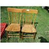 Image 1 : (2) wood chairs