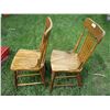 Image 4 : (2) wood chairs