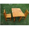 Image 1 : Kids table + chairs 26x20