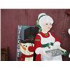 Image 2 : 65" tall Christmas display santa, mrs claus, welcome snowman