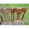 Image 4 : 3 Wooden chairs
