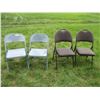 Image 1 : (2) metal chairs with cushion
