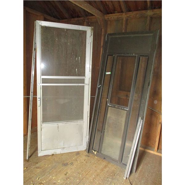Aluminum doors