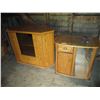 Image 1 : (2) Entertainment centers - 35" tall + 29" tall