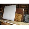 Image 3 : misc lumber - 2x4 plywood + 4x4 pole
