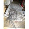 Image 1 : mixed lot of sheeting tin ridge cap, various lengths, used