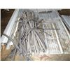 Image 2 : mixed lot of sheeting tin ridge cap, various lengths, used