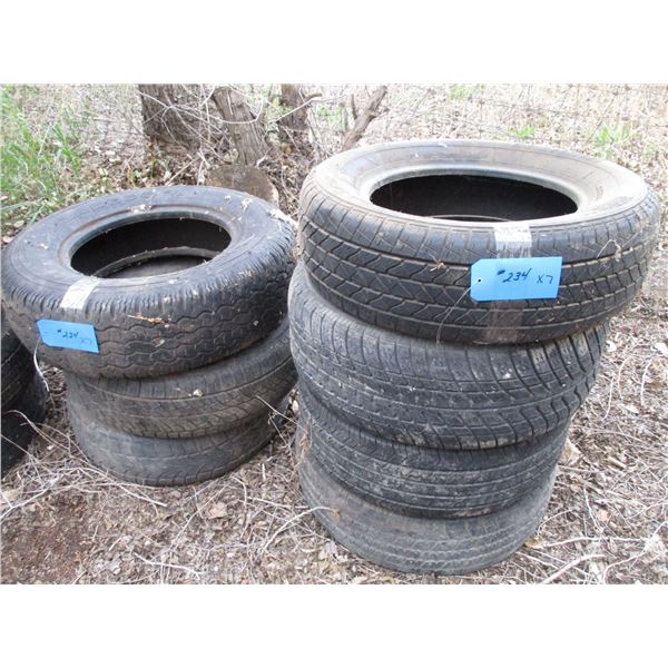 (7) Tires - various sizes