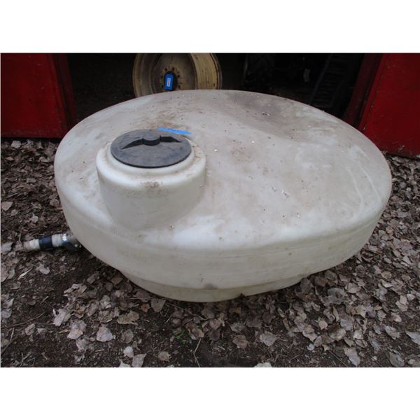 185gal water tank with valve