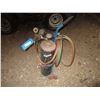 Image 1 : Acetylene tank with cart + oxygen gauges Torch head + hoses