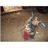Image 2 : Acetylene tank with cart + oxygen gauges Torch head + hoses