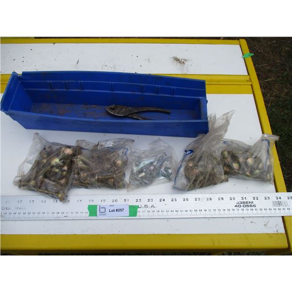 Tray with 3/8 carriage bolt