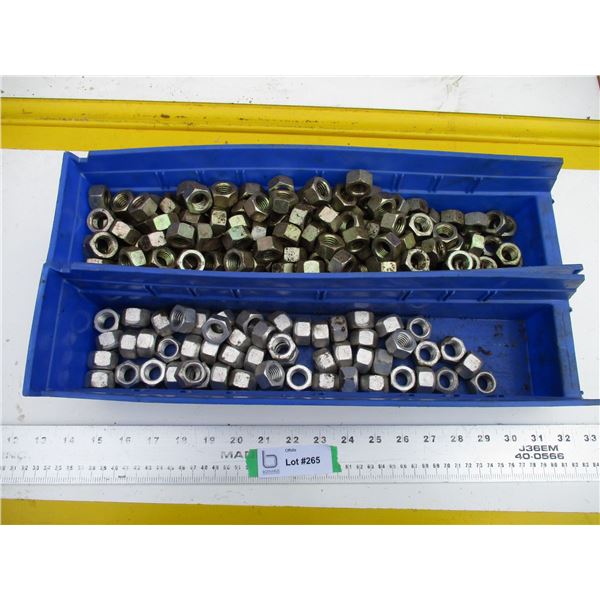 5/8 plane nuts + 5/8 lock nuts