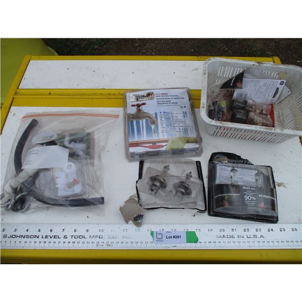 Water pipe protection plus halogen lights, misc