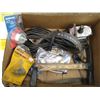 Image 2 : box of misc, hammer, wire brush, cup brush