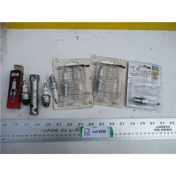 bag with spark plugs