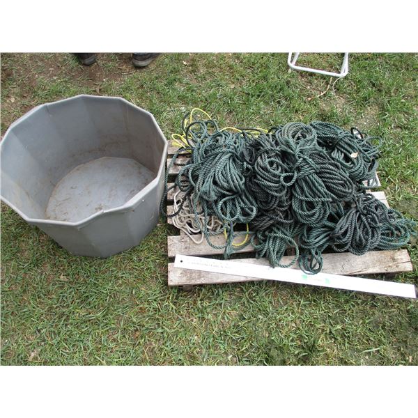 2X THE BID - Nylon or poly rope 22 total