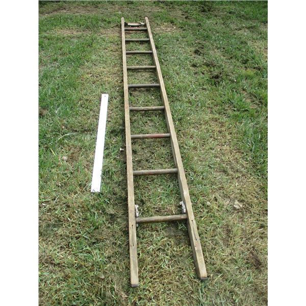 wooden ladder - straight 10ft