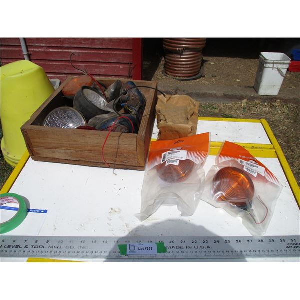 Signal lamps tractor lights