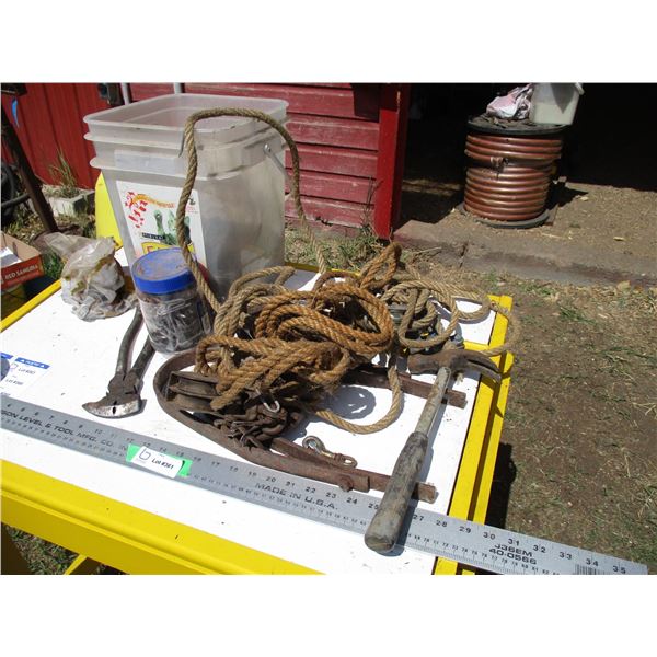 Staples fence stretcher fence related