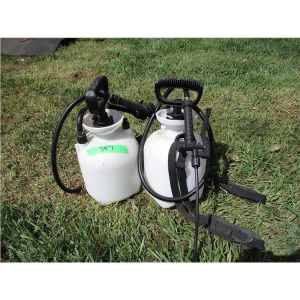 (2) sprayers