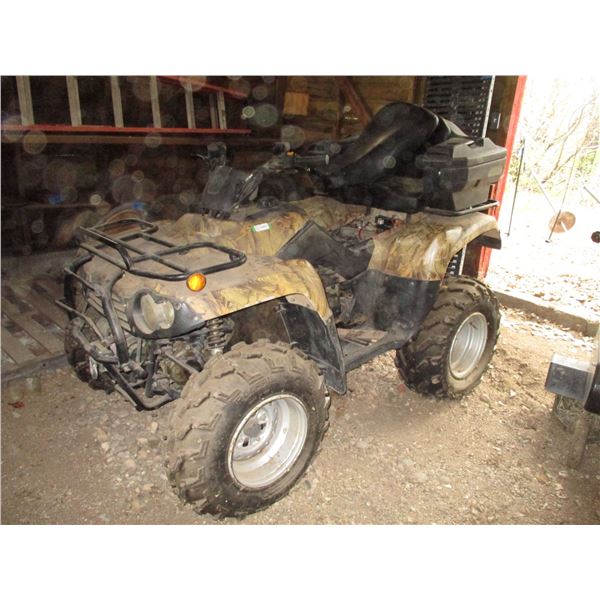 ATV with storage compartment + winch - 400 (not running - fuel problems)