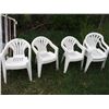 Image 1 : (8) plastic chairs