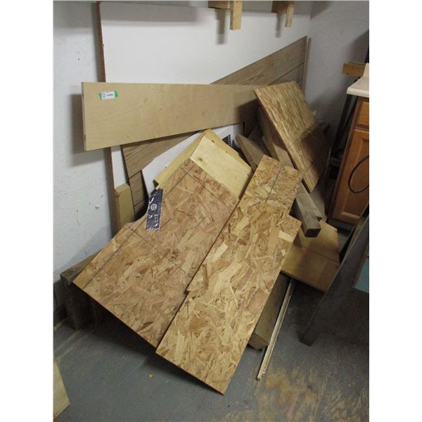 huge lot of scrap wood, melamine, 4x8