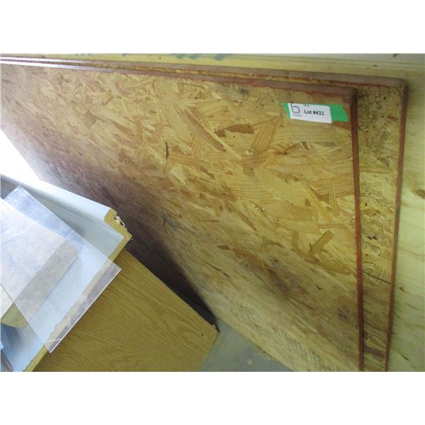 2X THE BID - 5/8" OSB Plywood 4x8