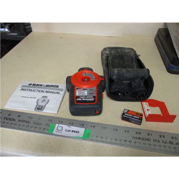 Black & Decker crosshair 90 auto laser level