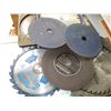 Image 3 : lot of saw blades, 10" with grinding discs