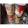 Image 3 : Lot of paint 1/2 used, some full