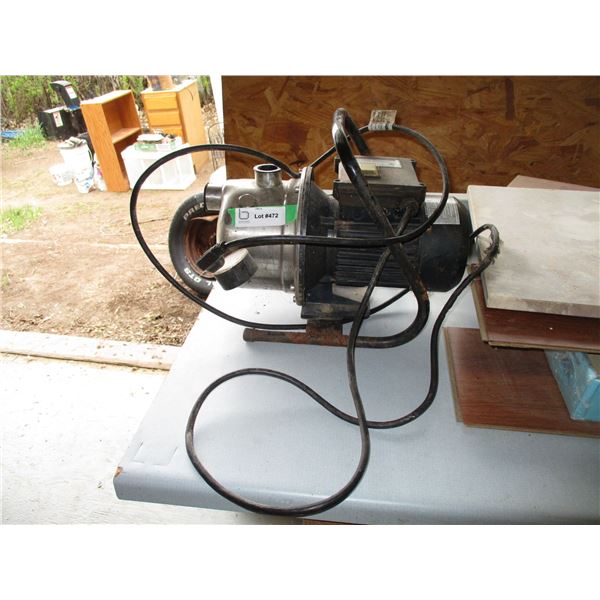 irrigation pump 3/4hp