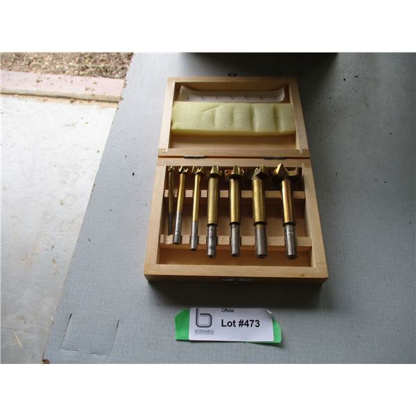 Mastercraft bits in wood case