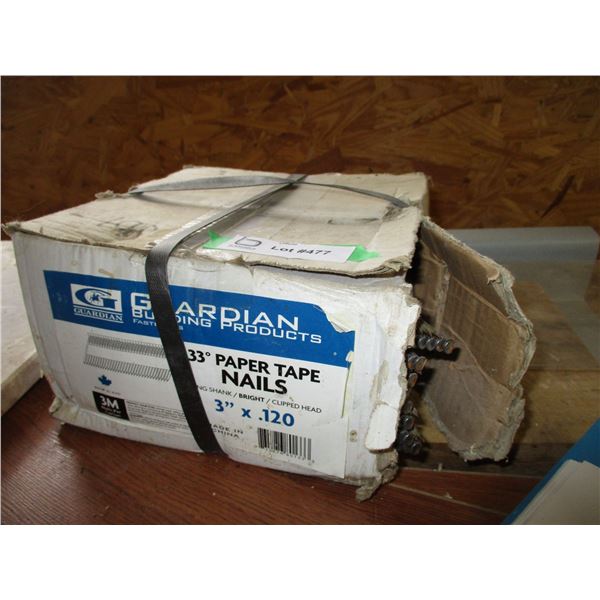 Paper Tape Nails 3 x .120