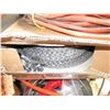 Image 4 : mix lot - fireplace gaskets, trouble light, twine, plastic casters, etc