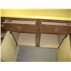 Image 2 : Yellow top cabinet / workbench - 4 drawer - 54" long - 36" tall