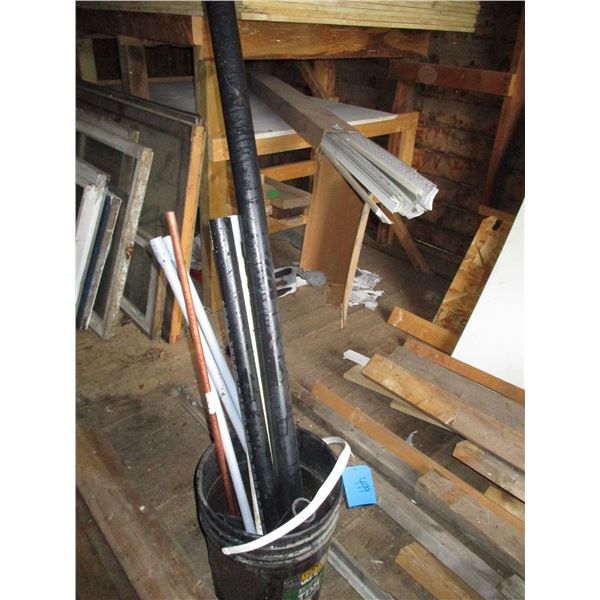 Pex with plumbing pipe