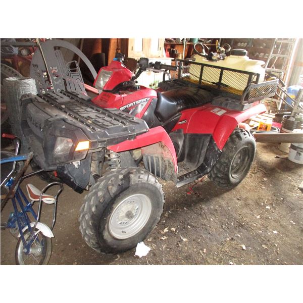 2009 Polaris Quad  Sportsman 500 (3481 miles) AWD on demand with 15GAL Sprayer tank + hose
