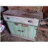 Image 4 : Vintage 1-piece wooden cabinet/cupboard - 36"wide x 70"tall