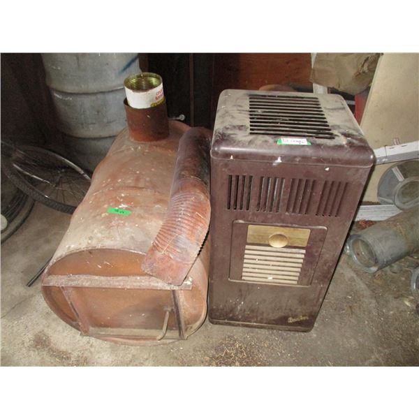 Oil stove, homemade shop stove